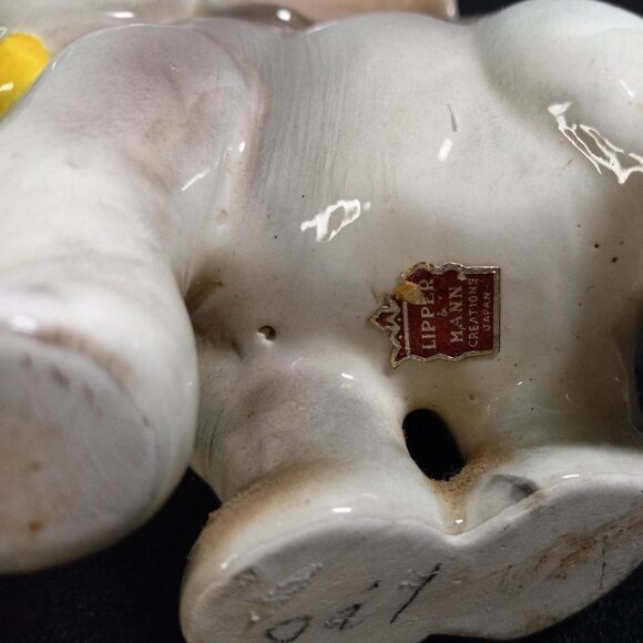 Vintage Lipper & Mann Creation Japan, Trunk Up Elephant Figurine Cottagecore Kit - Picture 6 of 9